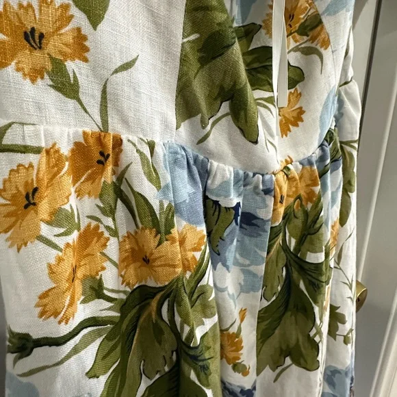 REFORMATION MARELLA LINEN DRESS BOTANIST 10
Size 6 - Picture 5 of 7